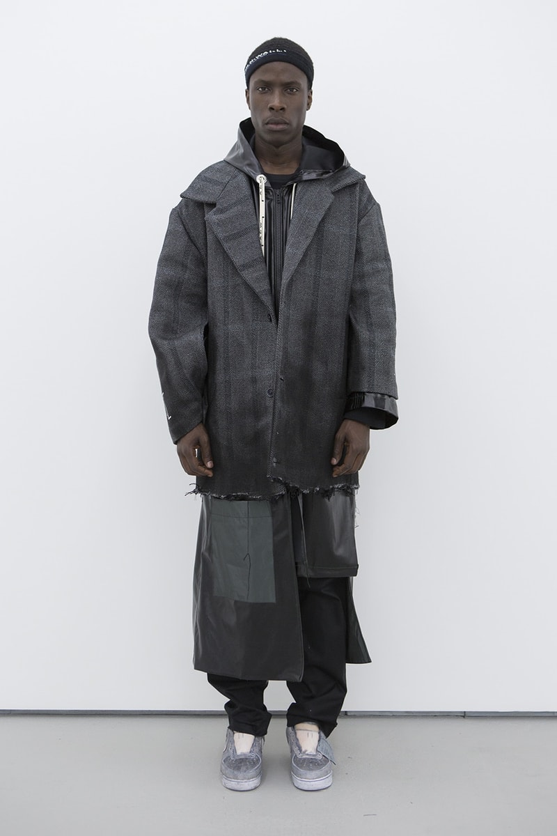 A-COLD-WALL* READYMADE Levi's NikeLab Hoodie Jaune Veste Gris Anthracite