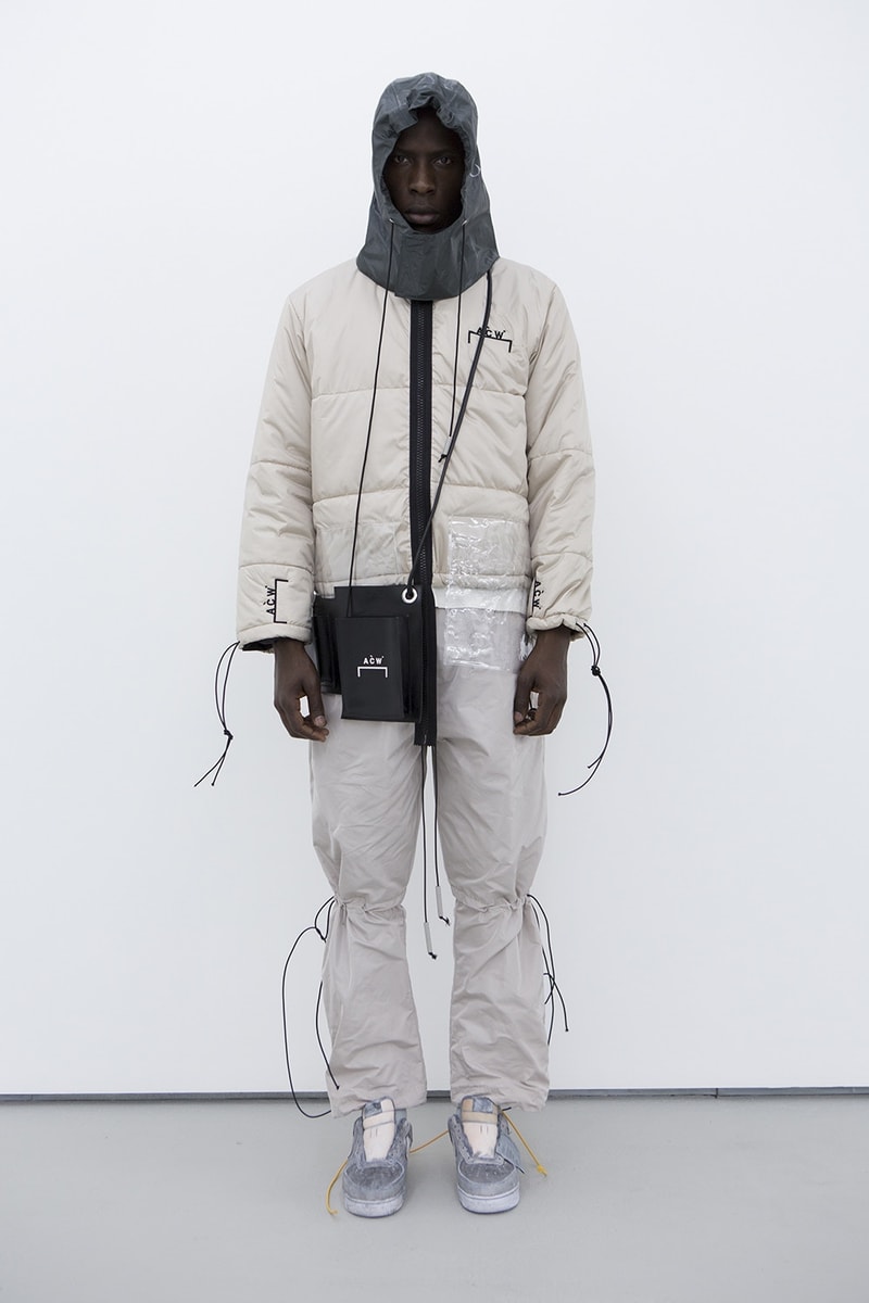A-COLD-WALL* READYMADE Levi's NikeLab Hoodie Jaune Veste Gris Anthracite