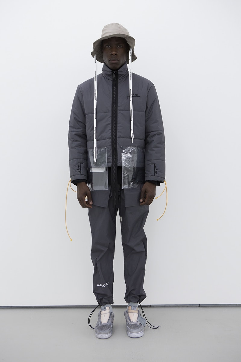 A-COLD-WALL* READYMADE Levi's NikeLab Hoodie Jaune Veste Gris Anthracite