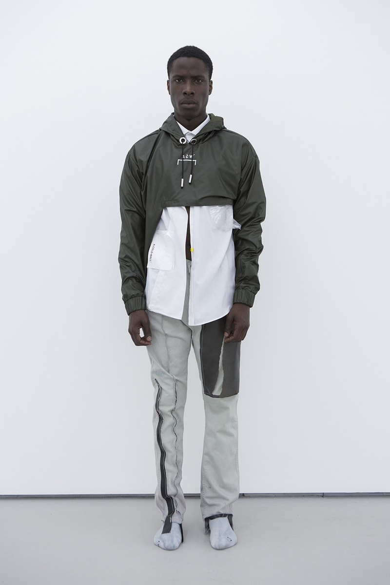 A-COLD-WALL* READYMADE Levi's NikeLab Hoodie Jaune Veste Gris Anthracite