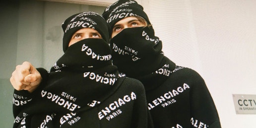 Balenciaga Bonnet Écharpe Pull
