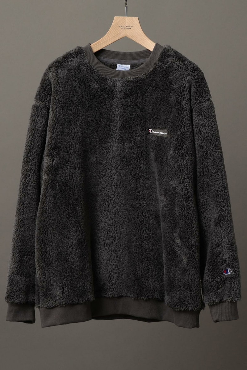 Champion Sweat Beauty And Youth Blanc Gris Noir
