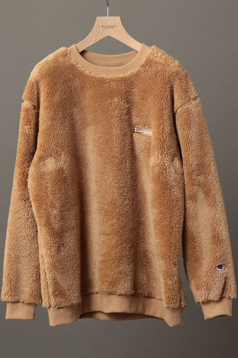 Champion Sweat Beauty And Youth Blanc Gris Noir