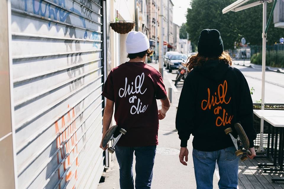 Chill or die marque skateboard france