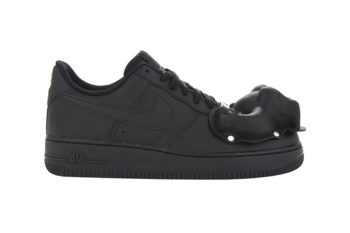 COMME Des GARÇONS Nike Air Force 1 Blanc Bleu Scott Hove
