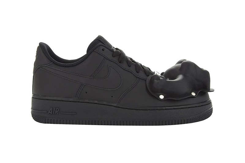 COMME Des GARÇONS Nike Air Force 1 Blanc Bleu Scott Hove