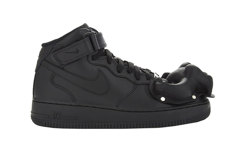 COMME Des GARÇONS Nike Air Force 1 Blanc Bleu Scott Hove