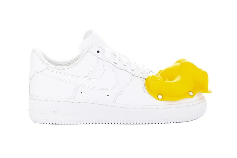 COMME Des GARÇONS Nike Air Force 1 Blanc Bleu Scott Hove