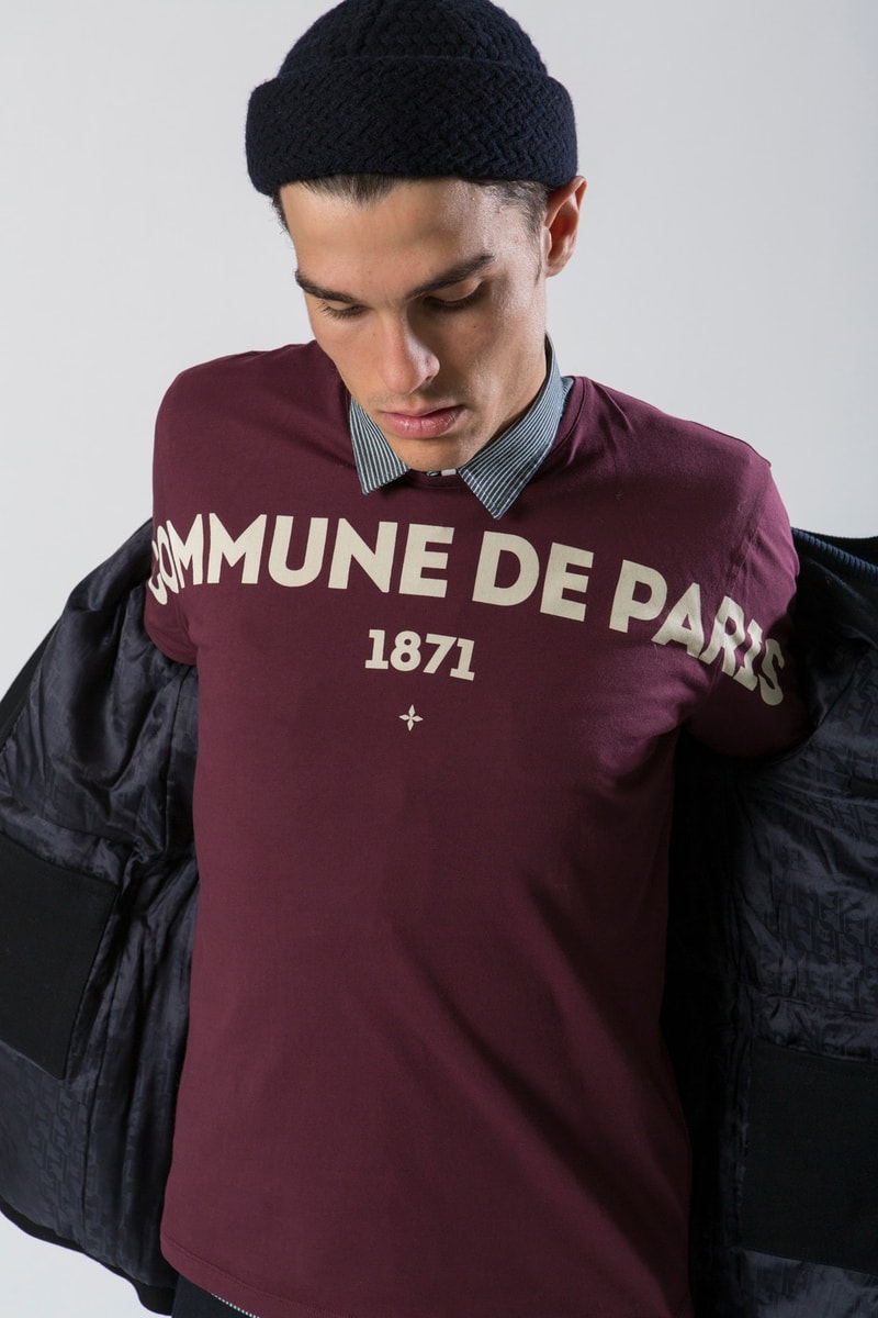 COMMUNE DE PARIS .1871. Sweatshirt bleu marine Bonnet