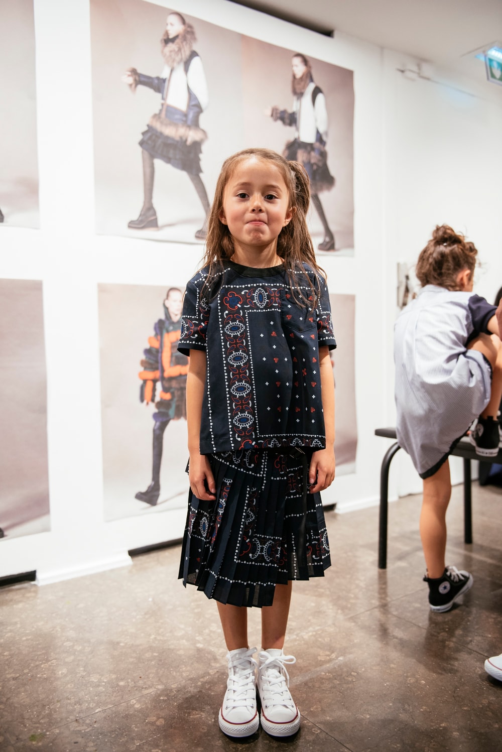 Défilé sacai kids colette Robes