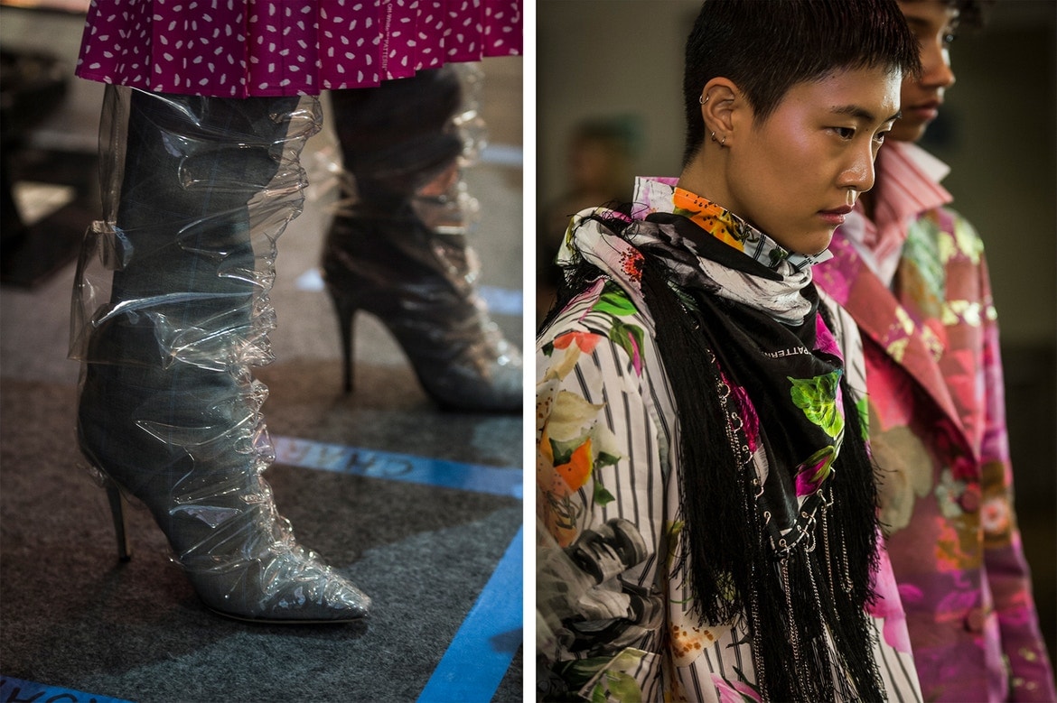 Virgil Abloh Off White c/o Virgil Abloh Backstage Paris Fashion Week