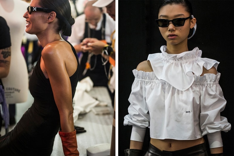 Virgil Abloh Off White c/o Virgil Abloh Backstage Paris Fashion Week