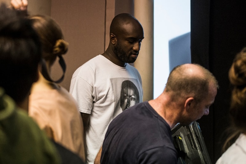 Virgil Abloh Off White c/o Virgil Abloh Backstage Paris Fashion Week