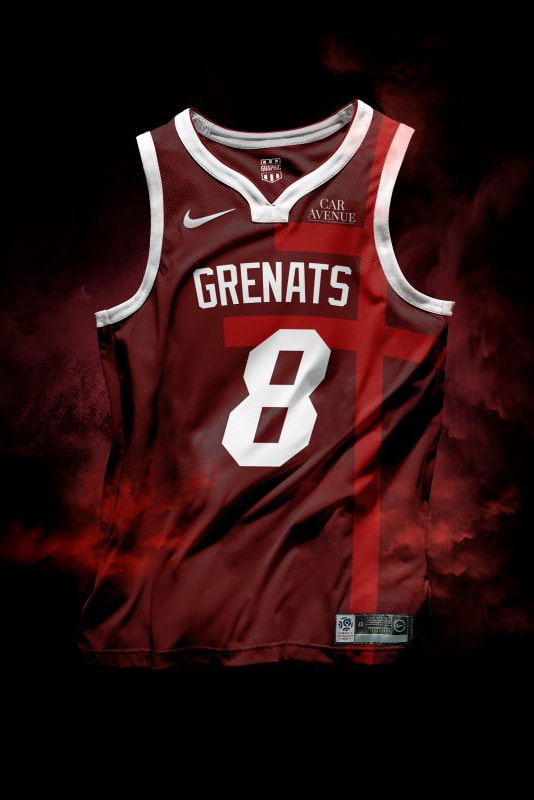 Graphic Untd Maillots Ligue 1 NBA Detournement