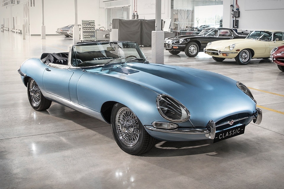Jaguar E-Type Electrique Futuriste