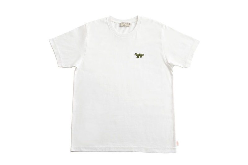 Maison Kitsuné PORTER Collaboration Sac Kaki Sweatshirt Crewneck Écru