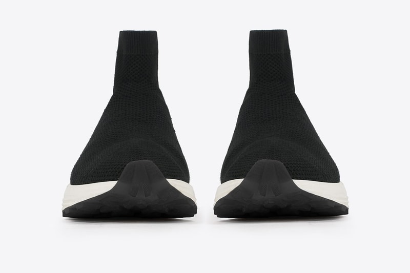 N.D.G STUDION 2084 Sock Sneakers Noir Cuir Vibram Paris