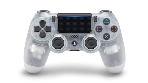 Sony Retour Manettes Translucides PS4 DualShock 4 Crystal Crystal Bleu Crystal Rouge