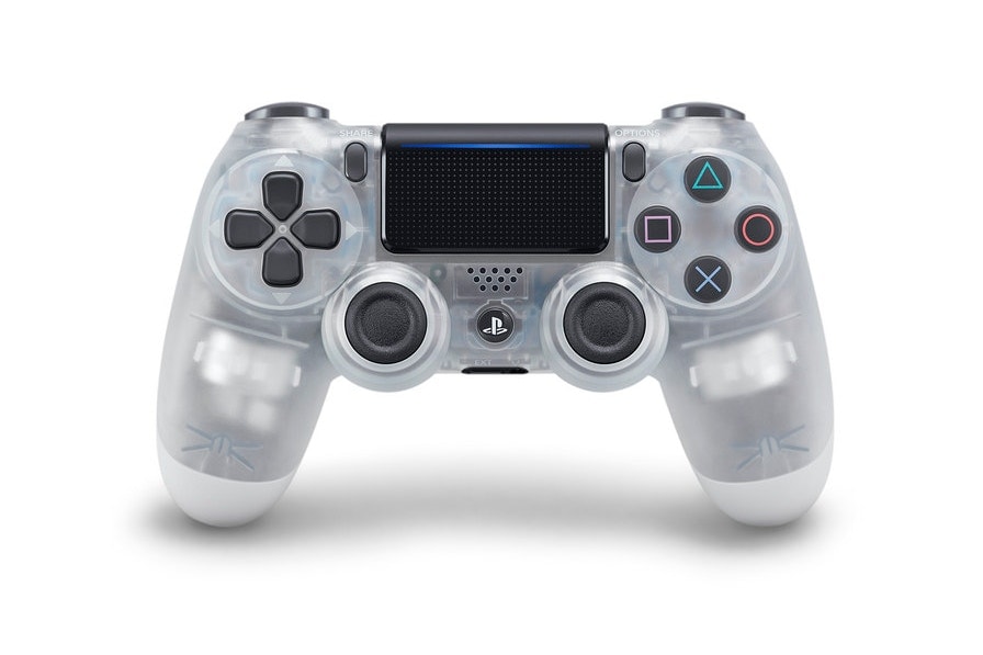 Sony Retour Manettes Translucides PS4 DualShock 4 Crystal Crystal Bleu Crystal Rouge