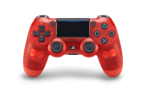 Sony Retour Manettes Translucides PS4 DualShock 4 Crystal Crystal Bleu Crystal Rouge