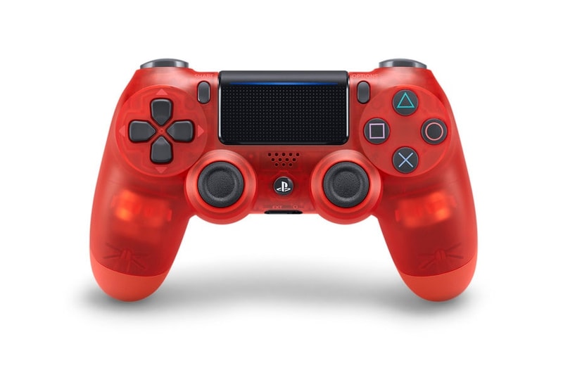 Sony Retour Manettes Translucides PS4 DualShock 4 Crystal Crystal Bleu Crystal Rouge