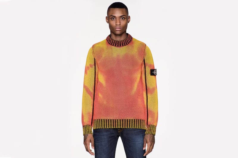 Stone Island Innove Pour Sa Collection "Ice Knit" Avec Des Vêtements Thermosensibles