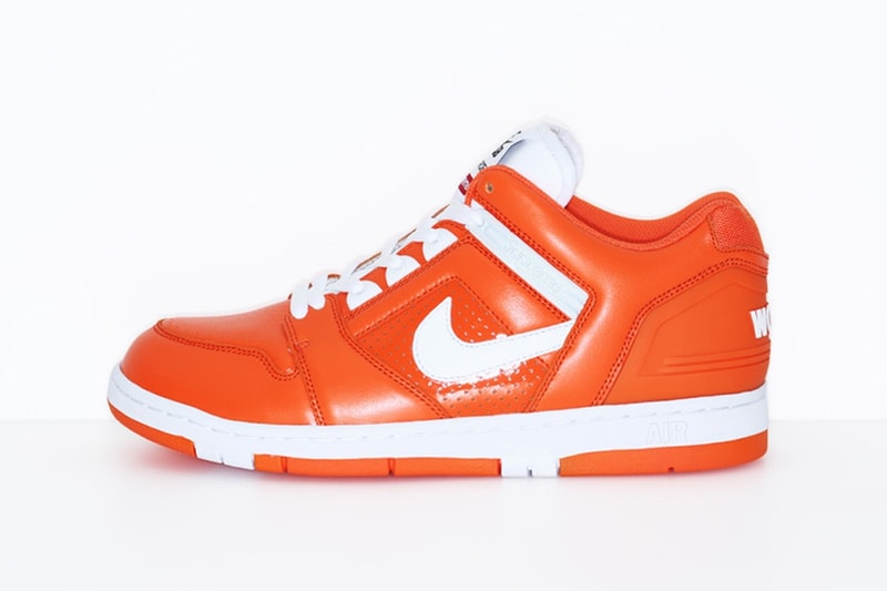 Supreme Nike SB Air Force 2 Orange Paris