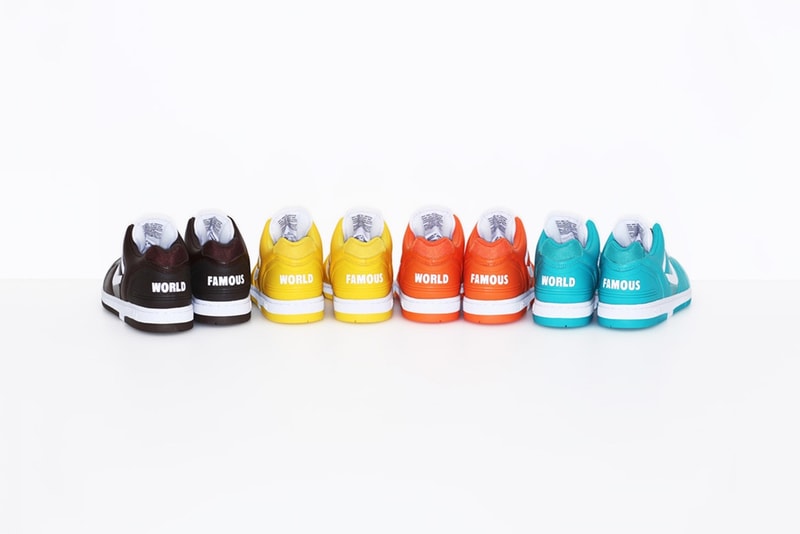 Supreme Nike SB Air Force 2 Orange Paris