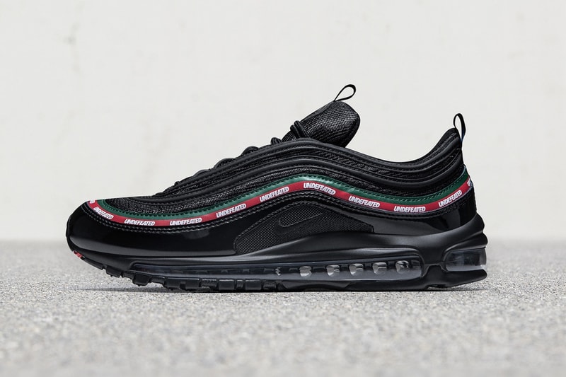 Nike UNDEFEATED Air Max 97 Noir Vert Rouge