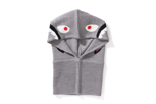 BAPE A Bathing Ape Cache Col Gris Shark