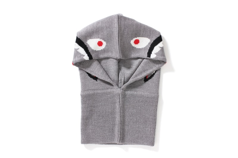 BAPE A Bathing Ape Cache Col Gris Shark