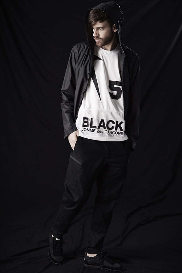 Nike COMME des GARÇONS BLACK T-Shirt Blanc Veste Capuche