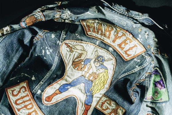 Kapital veste en jean Marvel