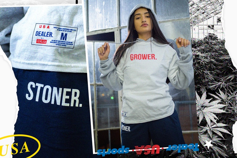 TEALER U.S.A Hoodie Champion Blanc
