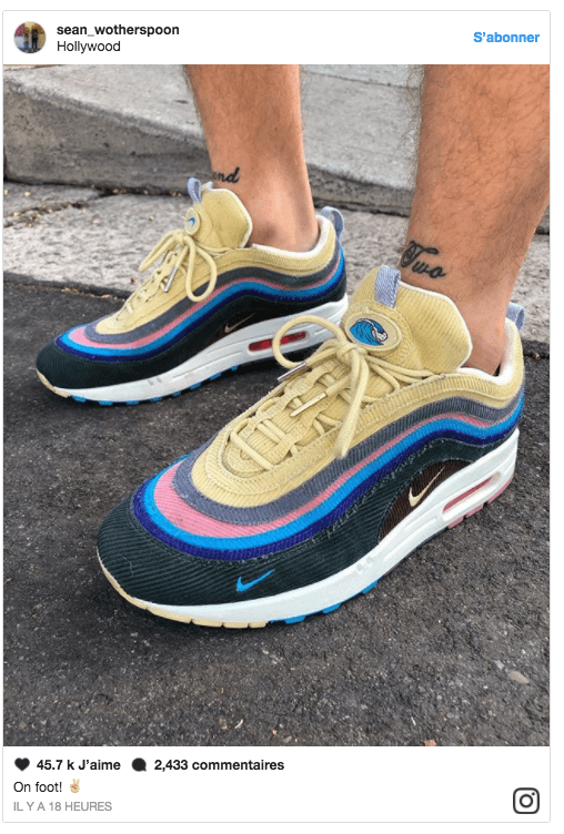 Date Nike Air max 97 Air Max 1 hybrid Sean Wotherspoon 