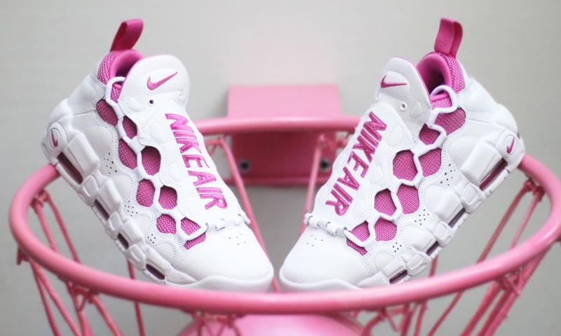 Nike Air More Money Octobre Rose Sneaker Room Lutte Cancer Du Sein