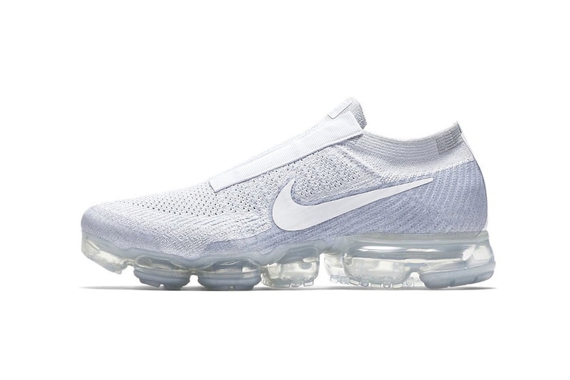 Nike Air VaporMax Sans Lacets Noir Blanc