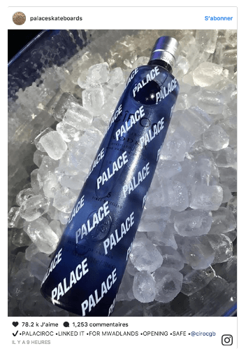 Collaboration Palace skateboards Ciroc MWADLANDS skatepark 