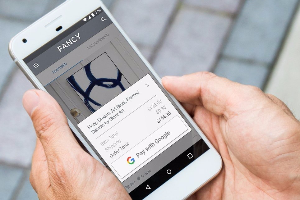 Pay With Google Paiement Mobile Experience Payment