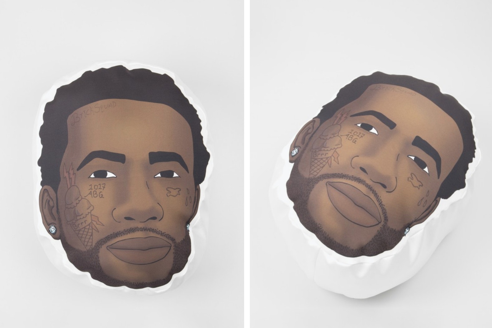 Des coussins avec nos rappeurs préférés par Soft Ass Rappers vendus chez colette