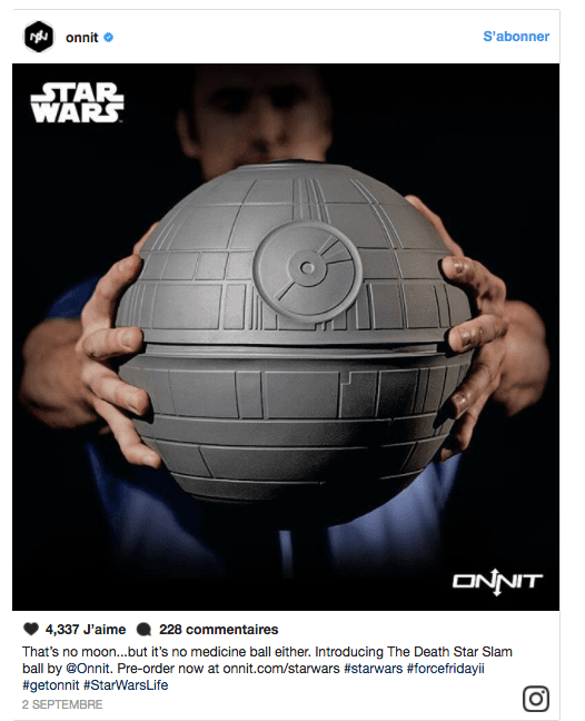 Sport Onnit fitness effigie Dark Vador Boba Fett Star Wars