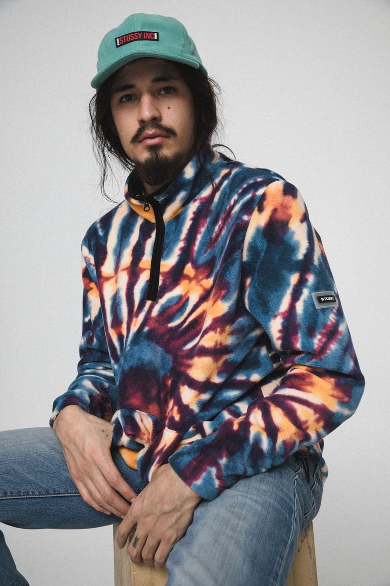 Stüssy Polaire Tye-Dye Casquette Collection Holiday 2017