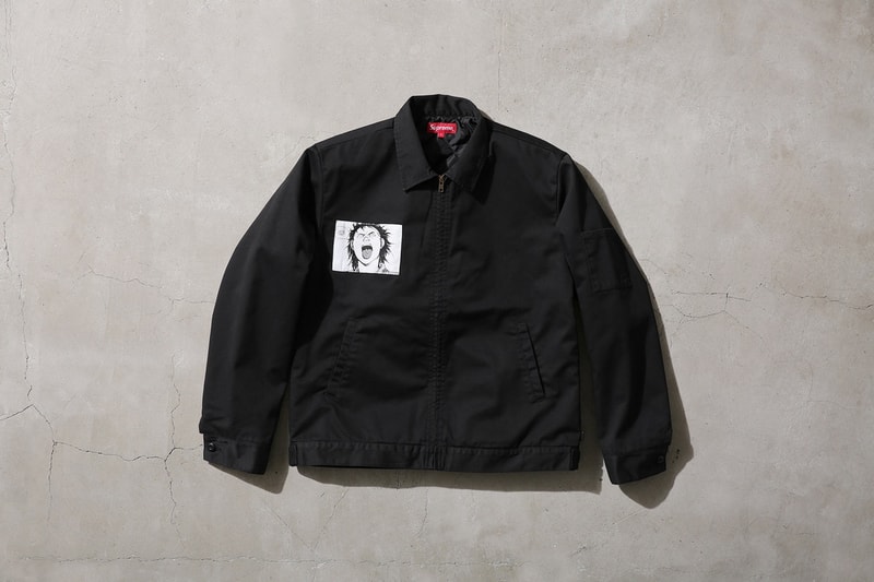 Supreme Akira Vestes De Travail Rouge Automne 2017