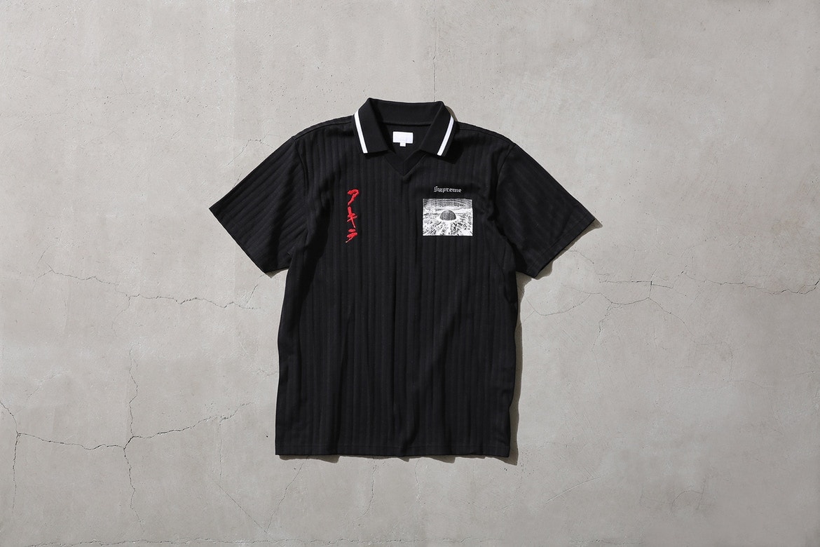 Supreme Akira Vestes De Travail Rouge Automne 2017