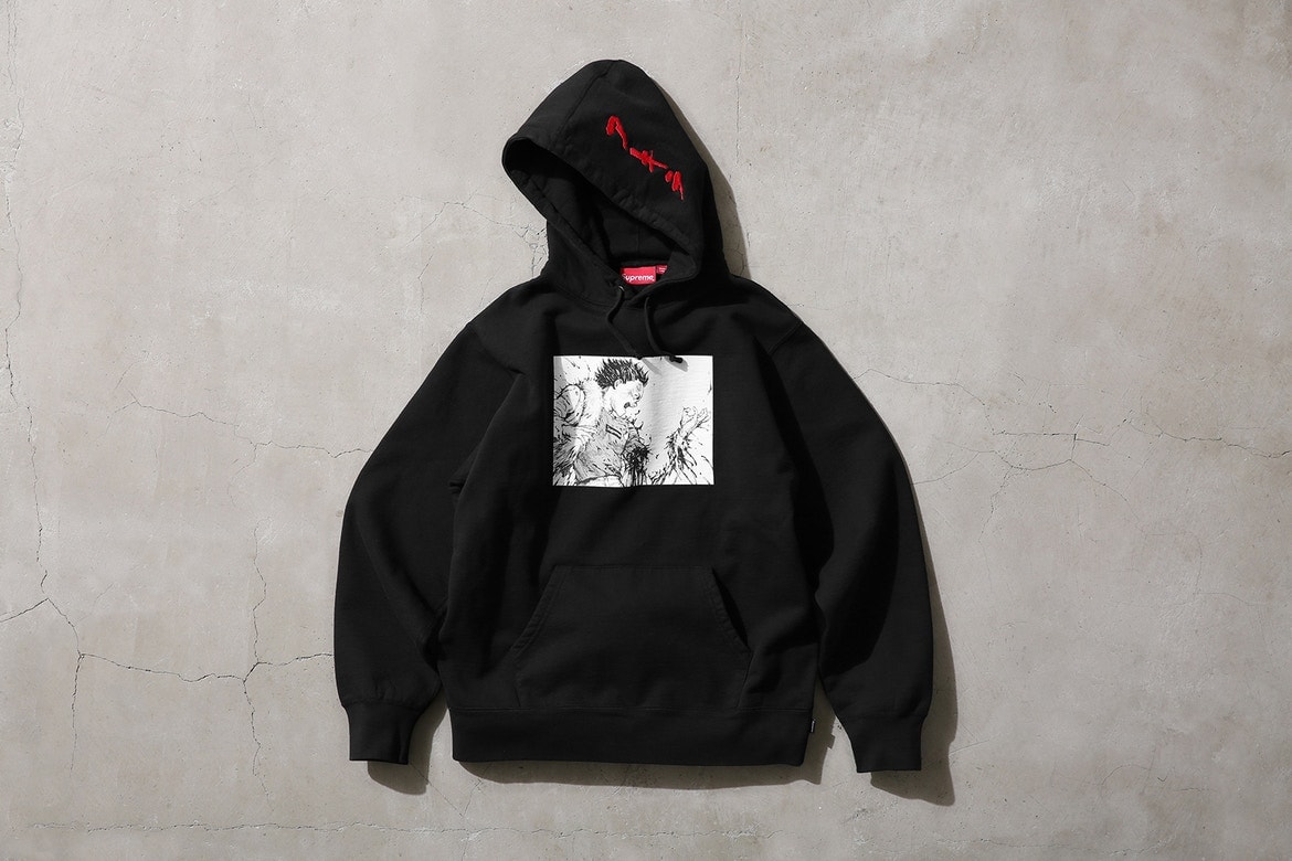 Supreme Akira Vestes De Travail Rouge Automne 2017