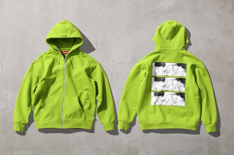 Supreme Akira Vestes De Travail Rouge Automne 2017