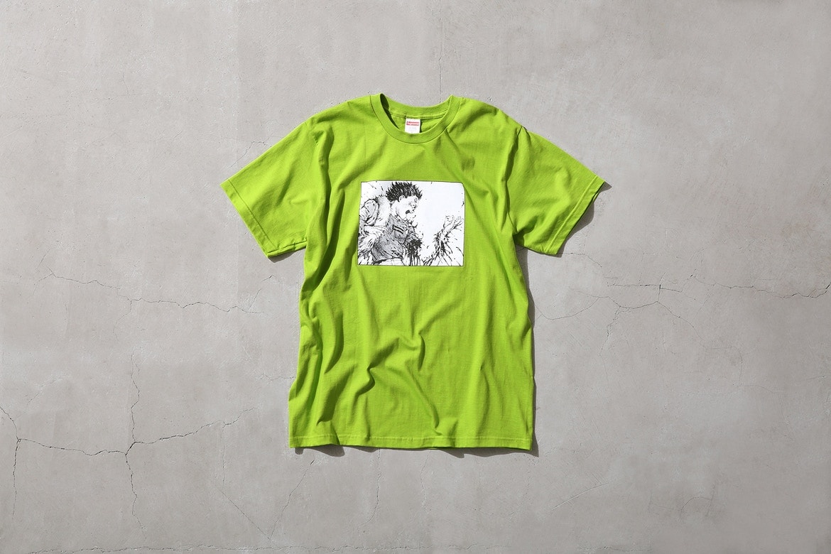 Supreme Akira Vestes De Travail Rouge Automne 2017