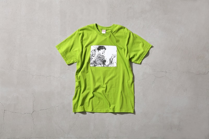 Supreme Akira Vestes De Travail Rouge Automne 2017