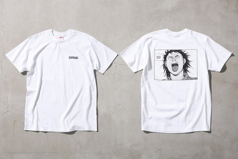 Supreme Akira Vestes De Travail Rouge Automne 2017