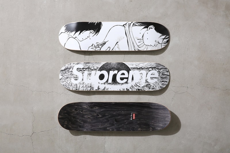 Supreme Akira Vestes De Travail Rouge Automne 2017